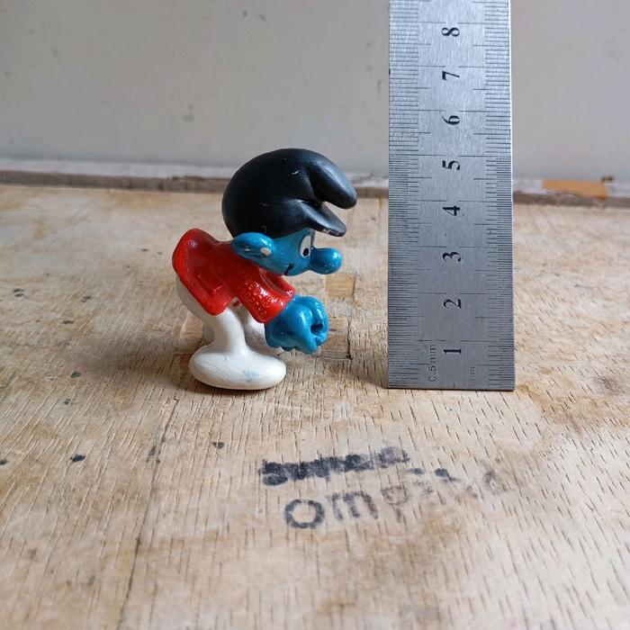 smurf vintage schleich hongkong Mainan Loose