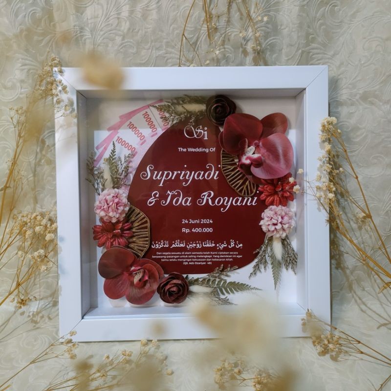 Mahar Anggrek Termurah Mahar Kilat 30x30x4cm Mahar Cepat Mahar Anggrek latex mahar pernikahan Mahar 