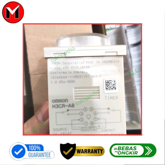 Omron H3CR-A8 24VDC Timer Omron h3cr a8 8 pin 24v Original