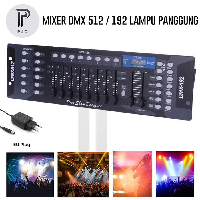 Mixer Lighting DMX 512/192 DMX192 DMX Controller Lampu Panggung Redsun