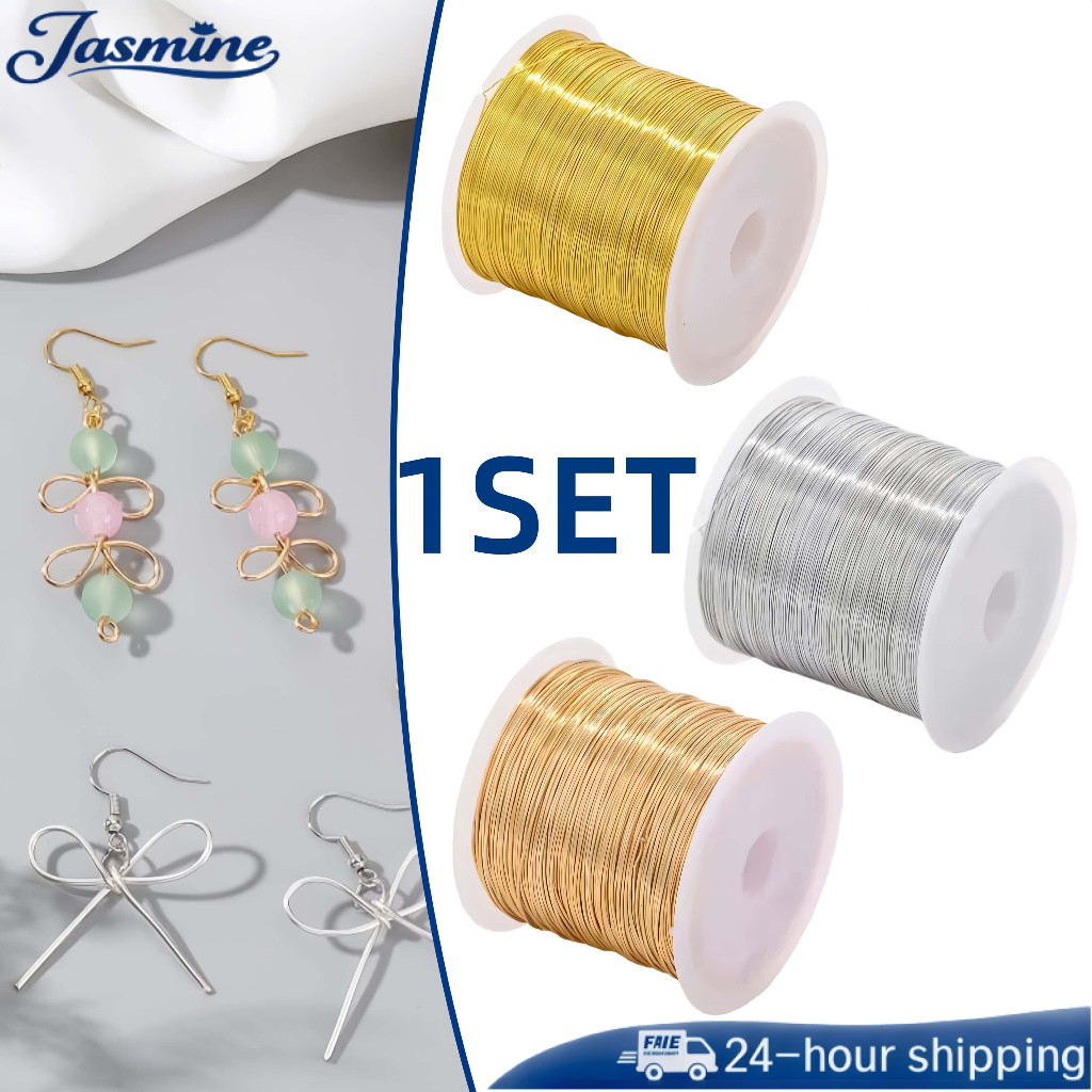 50m Tali Kawat Tembaga 0.3mm Tiger Tail Beading Wire Untuk Membuat Perhiasan Kerajinan DIY