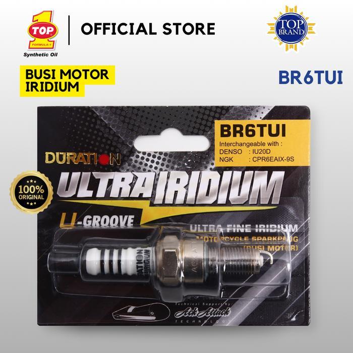 [HALIM JAYA] Busi Motor Iridium BR6TUI - Blade - PCX - Nmax - Aerox