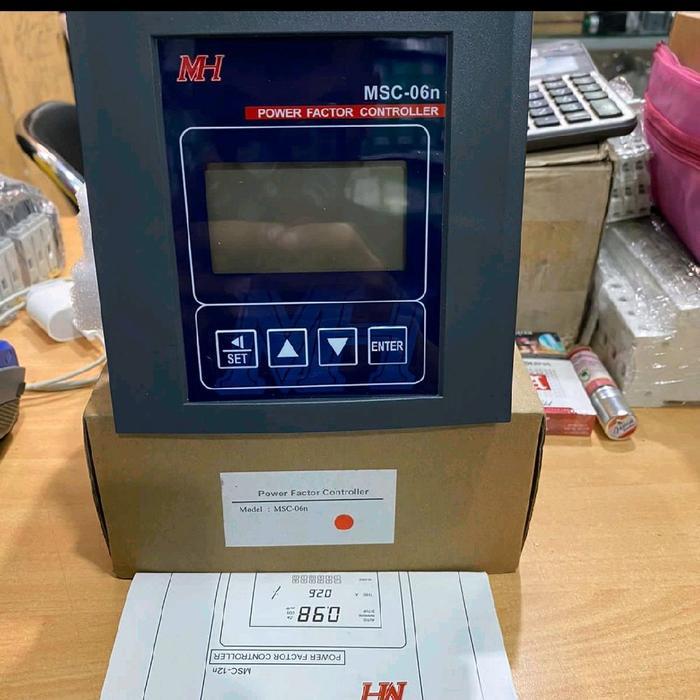 POWER FACTOR CONTROLLER REGULATOR PFR 6 STEP MH MSC-06N/MSC06N