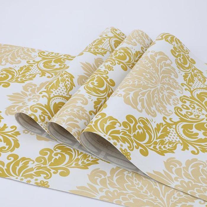 PROMO  Paket 5 Roll Wallpaper Stiker Dinding Sooku Motif Batik Panjang 4 Meter Bahan Kertas PVC Anti