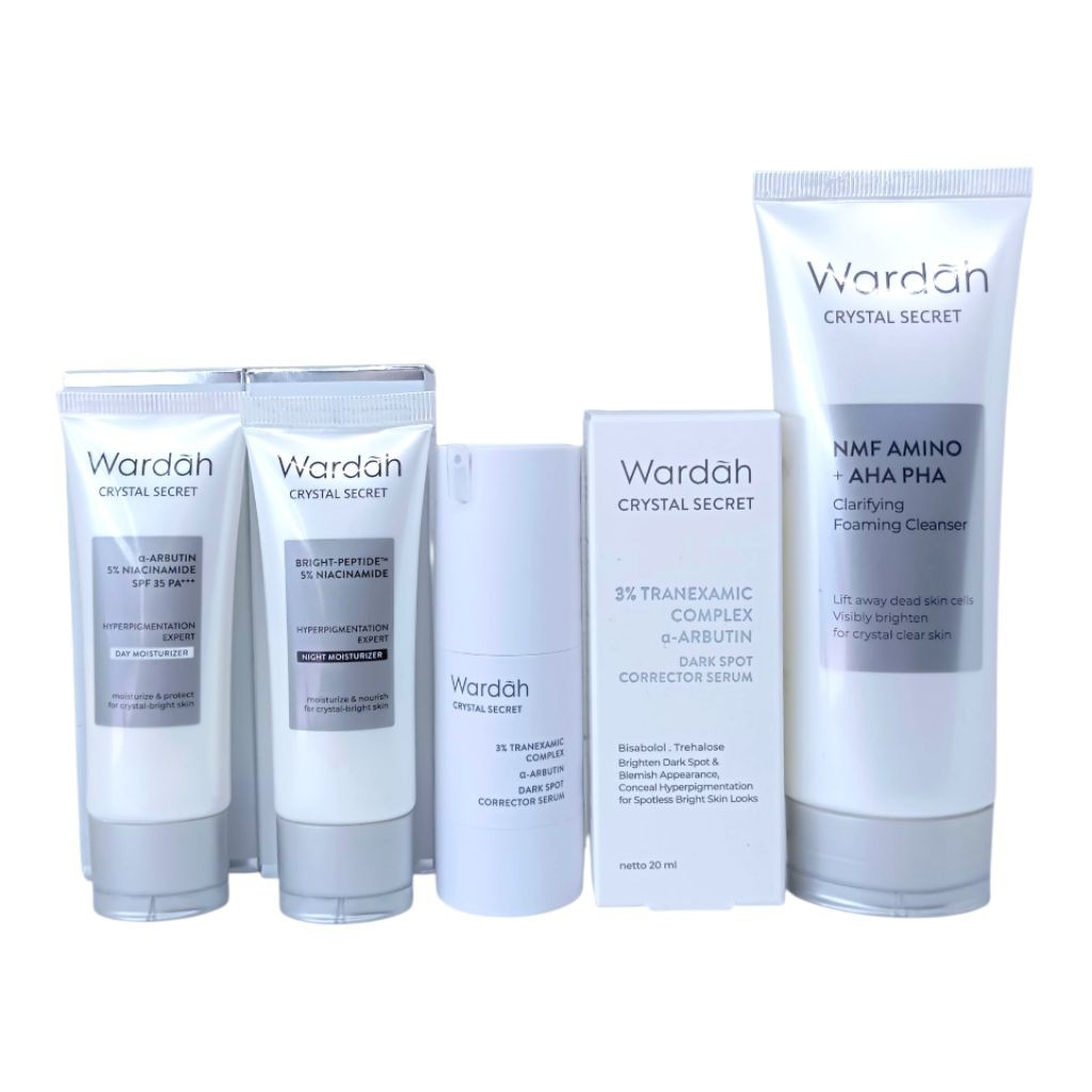 Paket Wardah Glowing Crystal Secret Series / Wardah Paket Pemutih /Wardah Cystal Secret Glowing