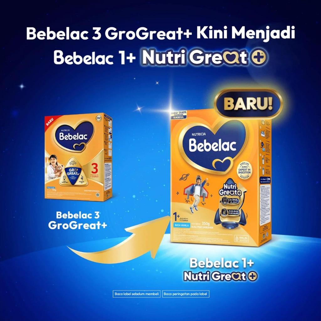 Bebelac 1+ Susu Pertumbuhan Anak Usia 1-3 Tahun 350 g