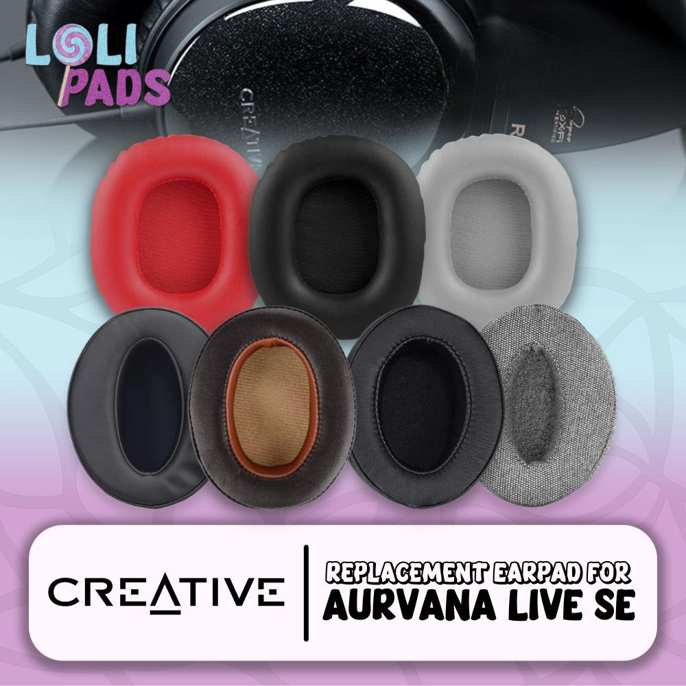Earpad Ear Cushion Earcup Creative Aurvana Live SE Busa Pad Bantalan Foam