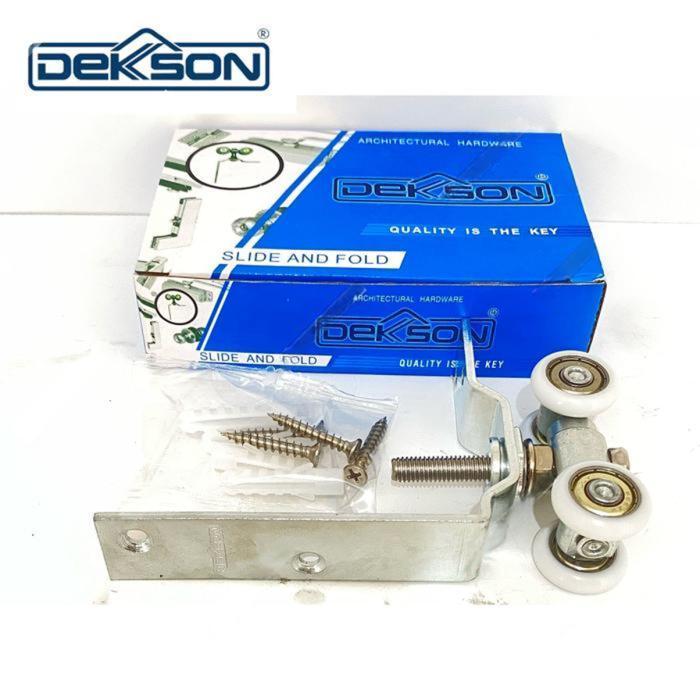 RODA PINTU LIPAT RODA ATAS LIPAT PINGGIR MERK DEKKSON RODA FOLDING PINTU DEKSON