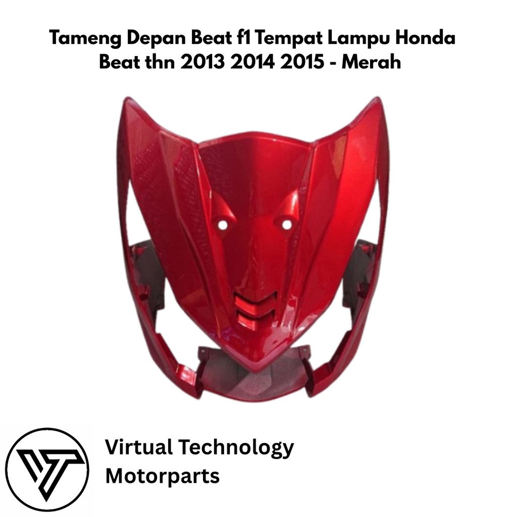 Tameng Depan Beat f1 Tempat Lampu Honda Beat thn 2013 2014 2015 - Merah