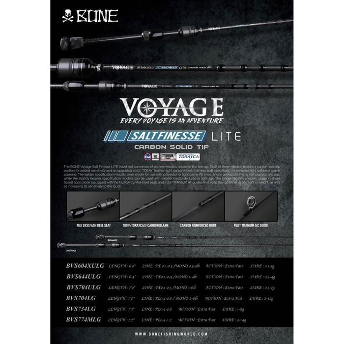 Travel Rod Bone Voyage SaltFinesse LITE Titanium