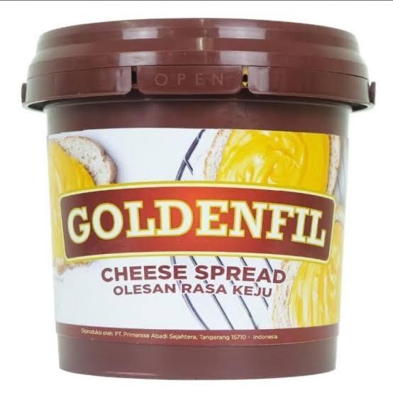 Selai Goldenfil Cheese Spread / Goldenfil Keju 1 KG