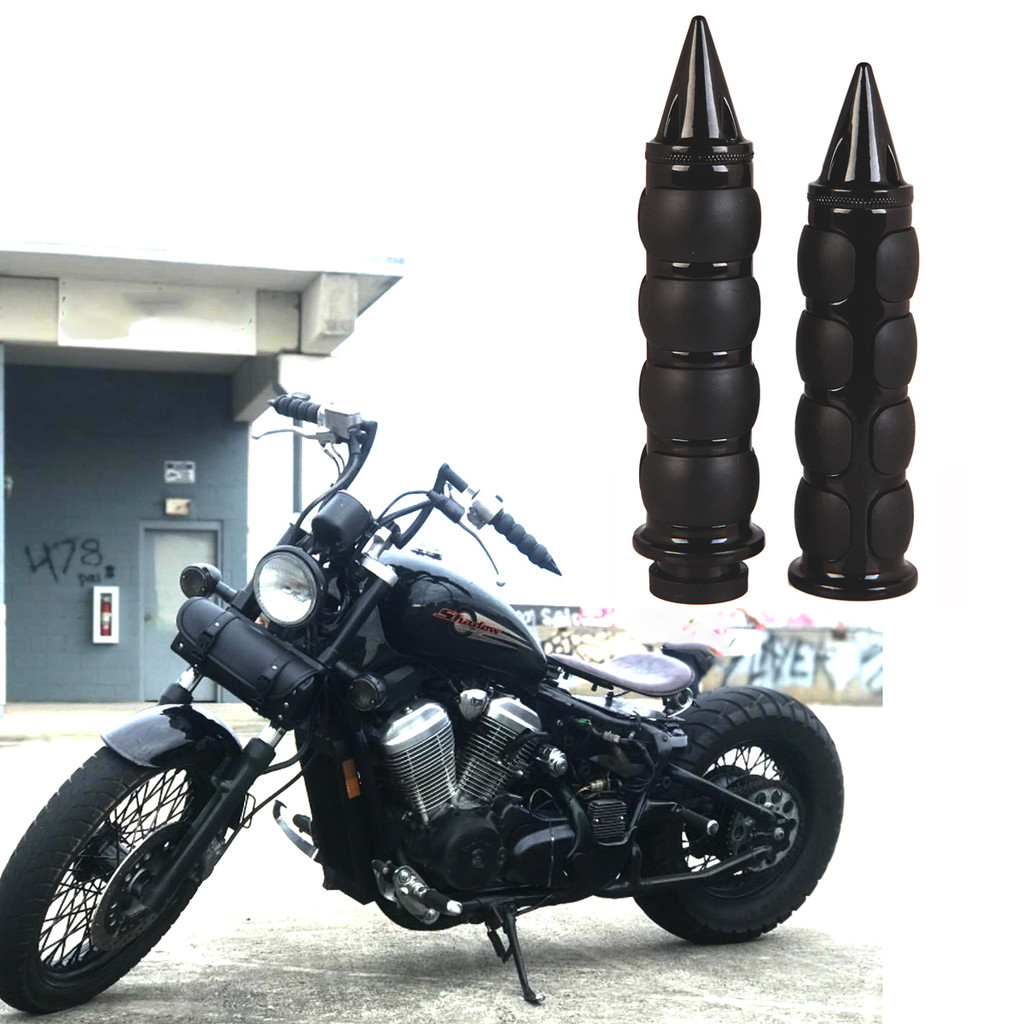 Universal 7/8'' 22mm Handlebar Hand Grips For Honda Yamaha Suzuki Kawasaki Ninja 250 500 ZX6 ZX7 ZX9