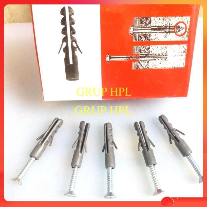Fisher S6+Sekrup/Fisher S6+Sekrup FAB 6x1 1/4 (3cm) isi 100 Pcs