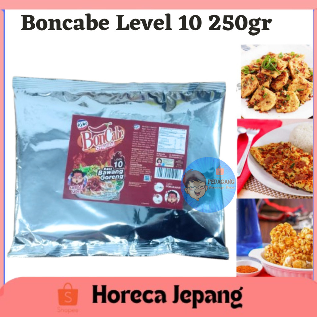 AFF Boncabe Level 10 250gr | Bon cabe | Cabe Bubuk | Cabai Bubuk