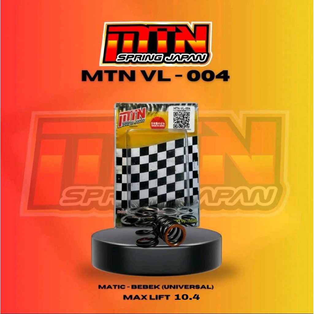 PER KLEP MTN JAPAN BEBEK KOMPETISI 32mm VL-004 PER KLEP JAPAN BEBEK MATIC KOMPETISI ORIGINAL MTN SPR