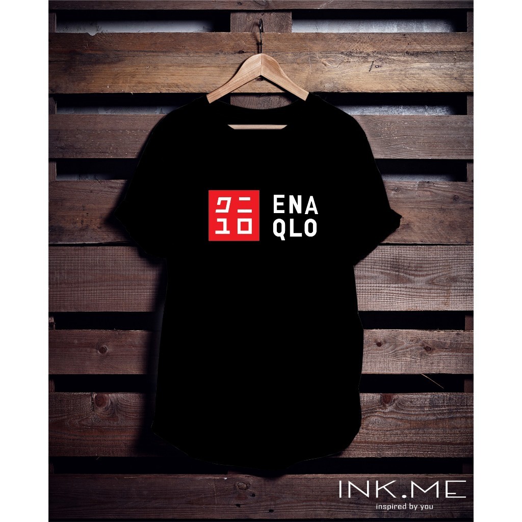 KAOS PLESETAN UNIQLO / KAOS ENAQLO / KAOD EDRICK
