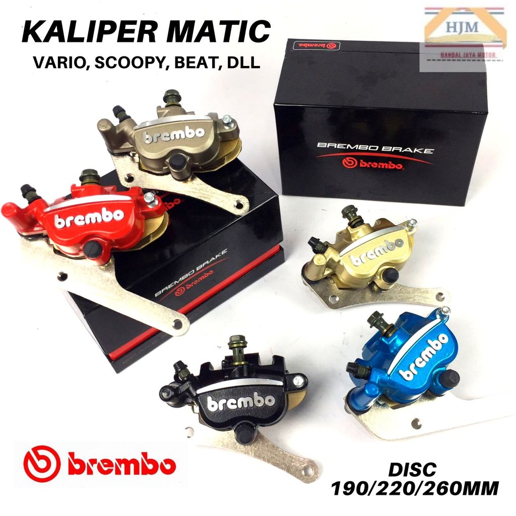 KALIPER SAMURAI KALIPER BREMBO MATIC VARIO BEAT VARIO 125 150 OLD SCOOPY DISC  190 220 260 KALIPER K