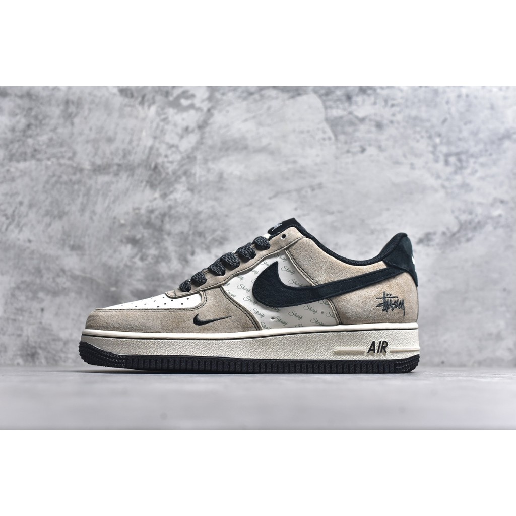 AF1 Low x Stussy Susu Teh Original Full Cushion COD Stok Baru