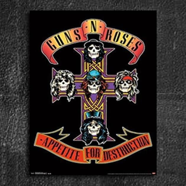 Big Salle  poster hiasan dinding gnr band