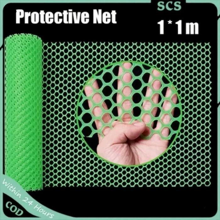 PROMO  Jaring Kawat Plastik HDPE / Safety Pets Net / Penangkapan Jatuh Jaring Anti-pencurian / Baby 