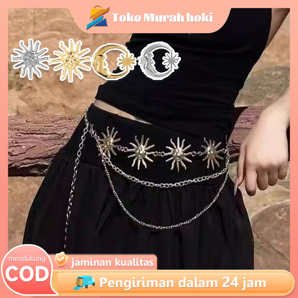 Ikat Pinggang Rantai Wanita Rantai Pinggang Fashion Sabuk Pinggang Rantai Waist Chain