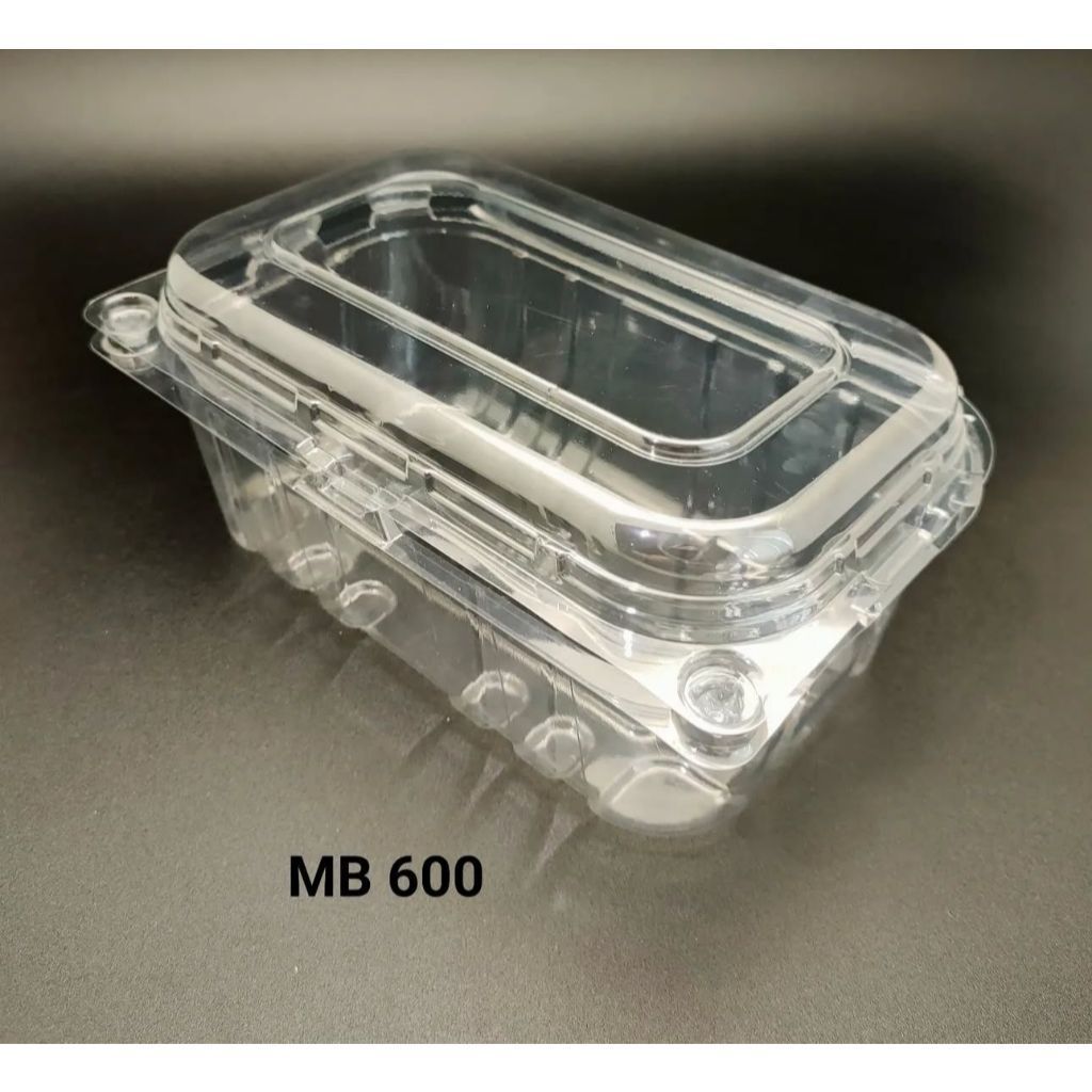 [LW] [25PCS] Tray Mika Buah 800 / Box Mika Buah Anggur Strawberry Leci Lychee / Mika Buah Potong / B