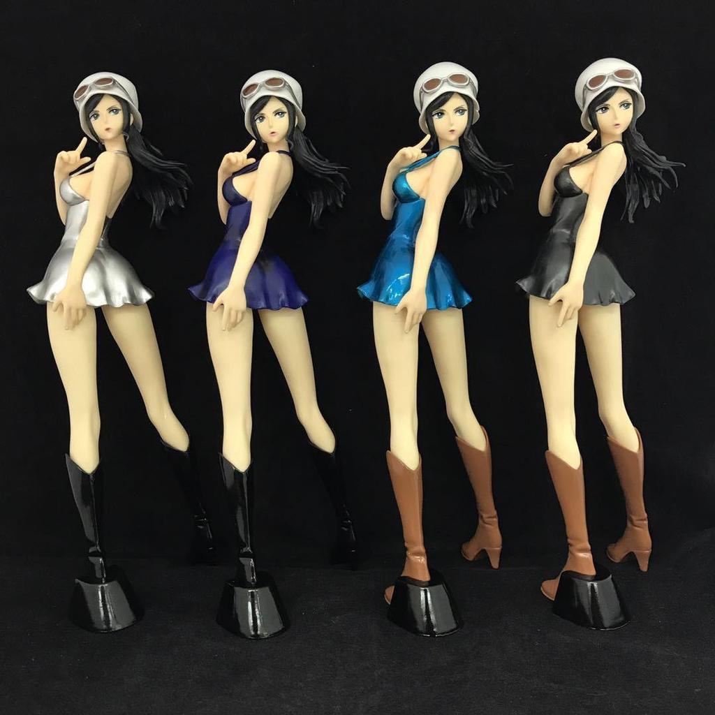 25cm New One Piece Action Figure Robin Glitter Glamours Dressrosa Style Collectible Model Toys PVC G