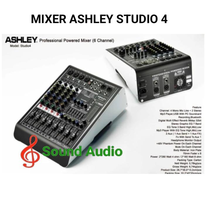 power mixer Ashley studio 4 4channel