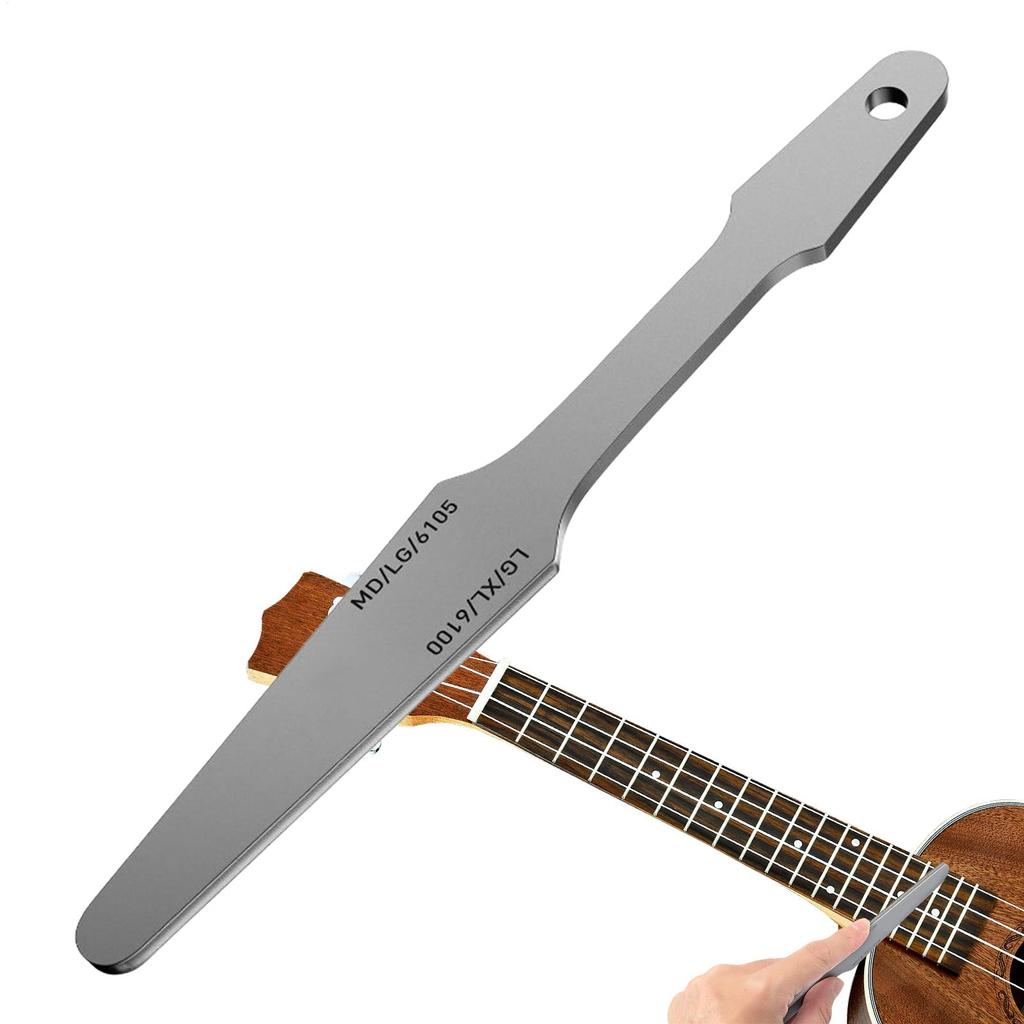 Guitar Fret Crowning File Fret File Fret Dressing File Double-Sided Steel File Fret Leveling Tool Gu
