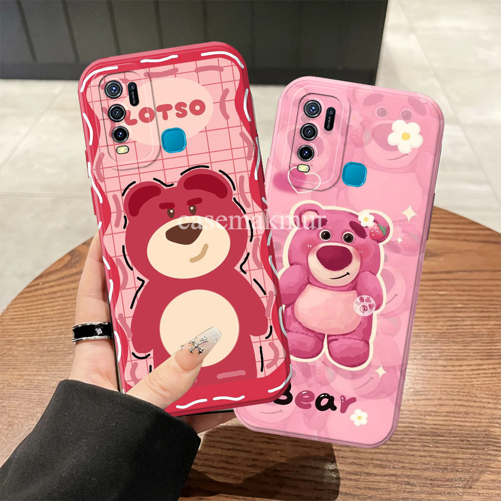 Vivo Y30 Y30i Y50 Y12 Y15 Y17 Y19 Z1 Pro Silikon Lunak Motif Kartun Lotso Case Casing Bumper