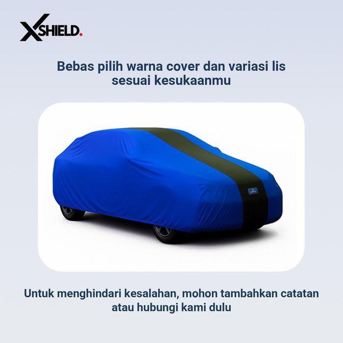 PROMO  PREMIUM Body Cover Mobil All New Rush Sarung Mobil Rush Baru anti air - Biru, Polos
