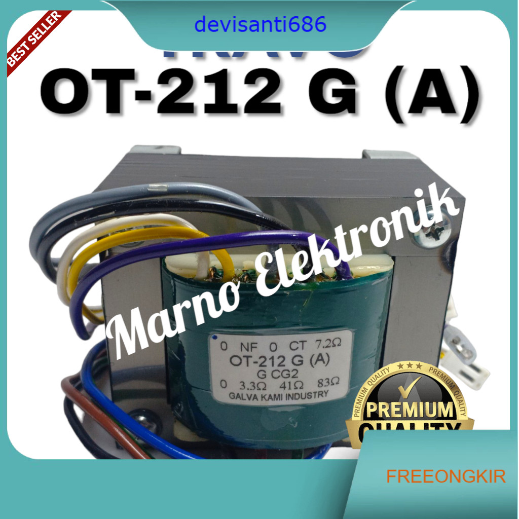 TRAVO TOA OT-212 G OT212G OT 212G OT212 OT 212 OT-212 ZA-2120 ZA 2120 ZA2120 ASLI ORIGINAL ORI