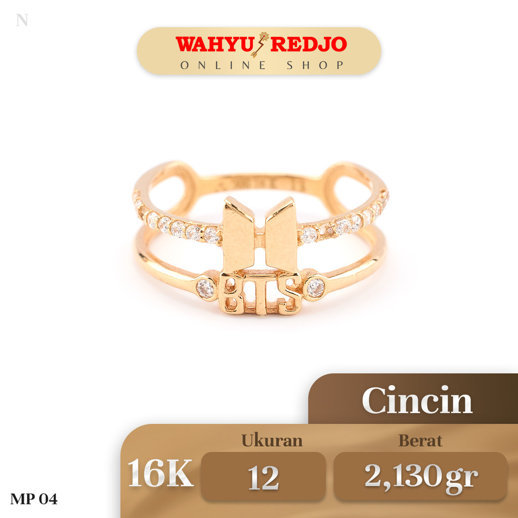 Cincin Emas Kadar 16K Wahyu Redjo CC-16K-30140954