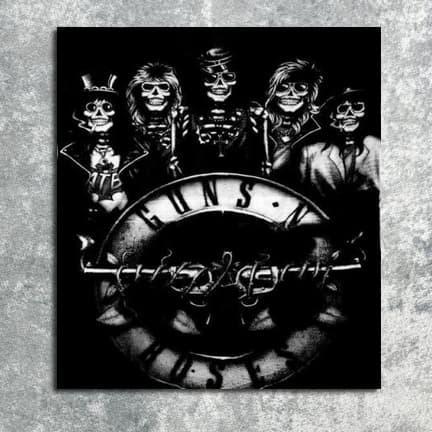 poster dinding gnr band Big Salle 