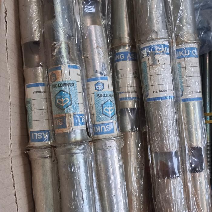 stik kanan gas Vespa PTS Special Danmotor biru ORI ASLI Nos