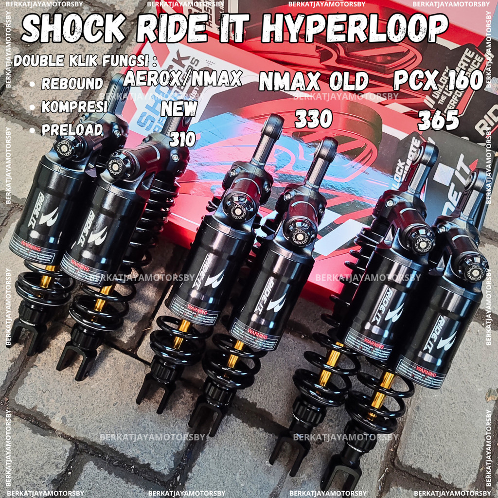 SHOCKBREAKER RIDE IT HYPERLOOP SERIES NMAX NEW NMAX OLD AEROX PCX 160 NEW PCX 150 310MM 330MM 350MM 