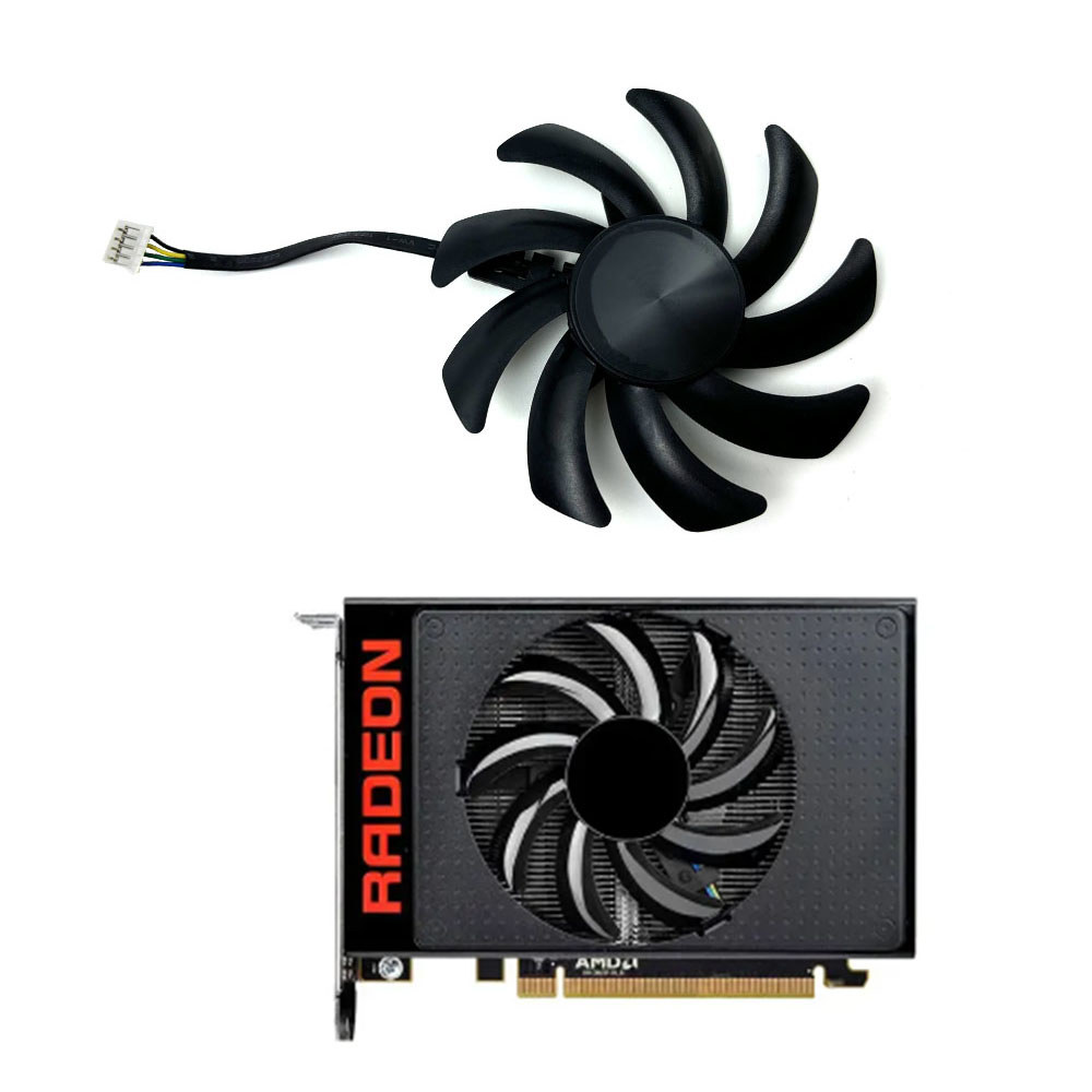 Wentylator chłodzący 85MM 4PIN FDC10H12S9-C AMD R9 Fury Nano GPU Wentylator do Sapphire R9 Nano 4G H