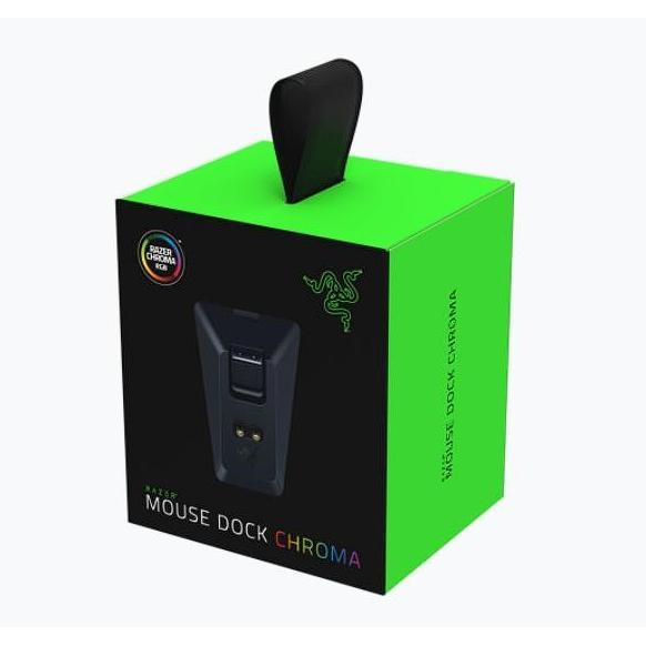Razer Mouse Dock Chroma - Wireless Mouse Charging Dock - (Bekas) Kuning