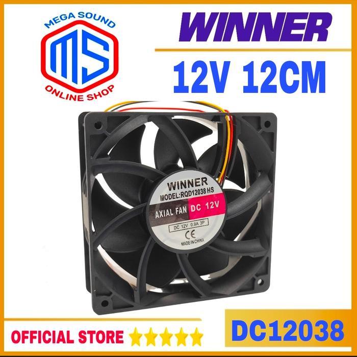 Fan DC 12V 12CM HIGH SPEED WINNER COOLING FAN(3pin konector)
