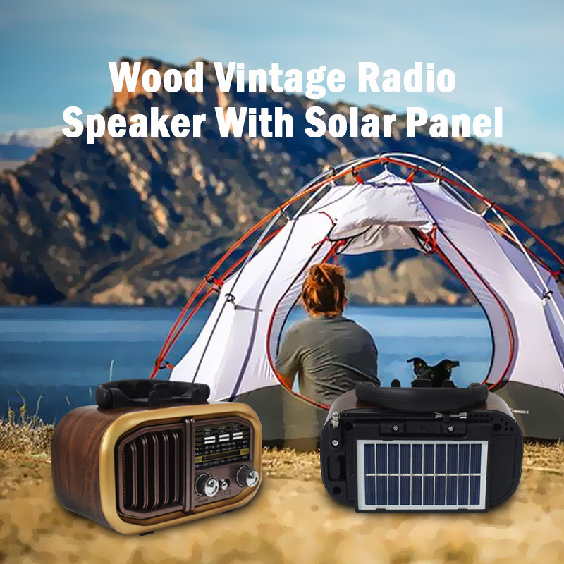 { FastGadget Store } [ Speaker ] Wireless speaker bluetooth Portabel Radio Mini Klasik Retro RX-BT61