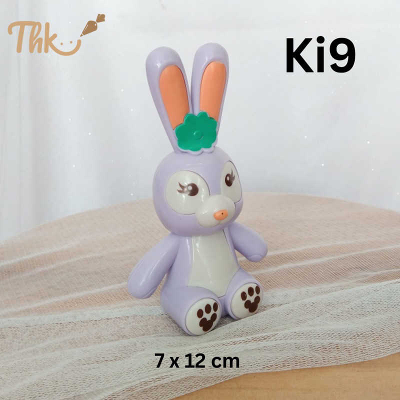 Ki9 - Hiasan Kue Cake Topper Kelinci Stella Lou(TALK)
