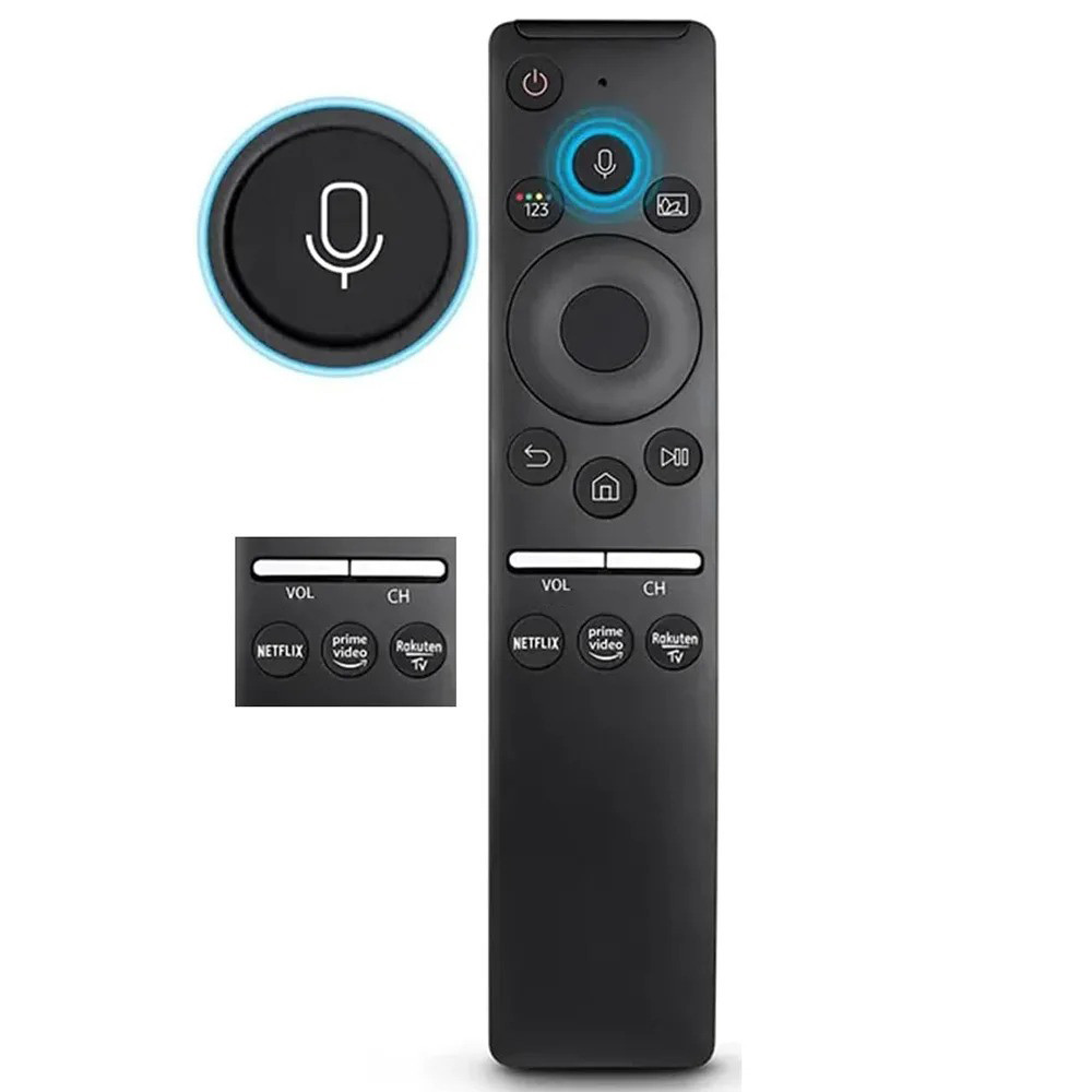BN59-01330B Voice Remote Control for Samsung Smart TV LED QLED 4K 8K UHD HDR Curved with Netflix, Pr