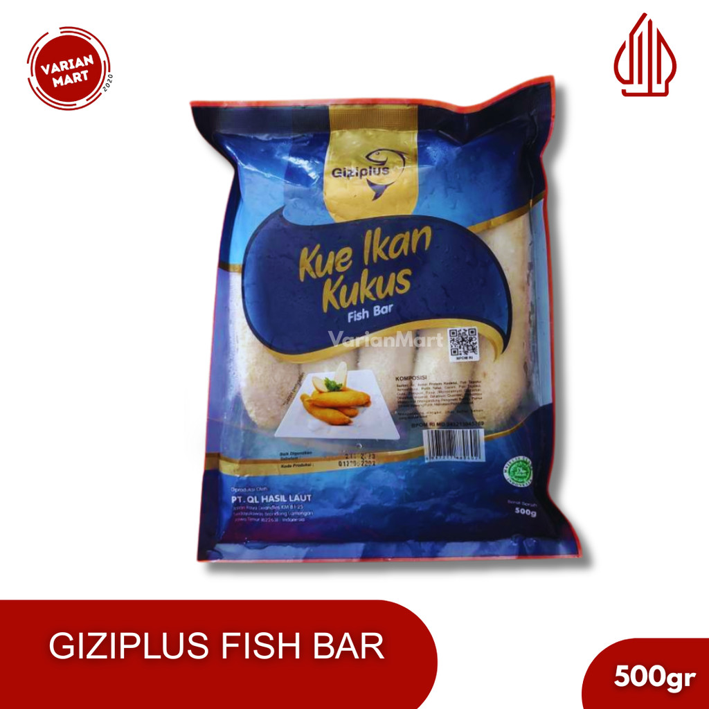 Giziplus Vegie Fish Bar 500gr