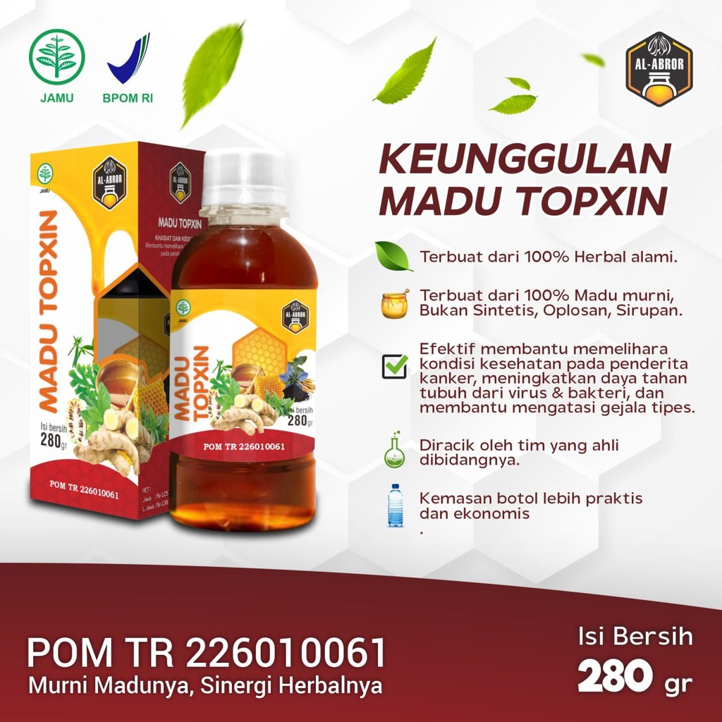 Madu Topxin Obat Herbal Kelenjar Getah Bening Tiroid Benjolan Bawah Dagu Tyroid