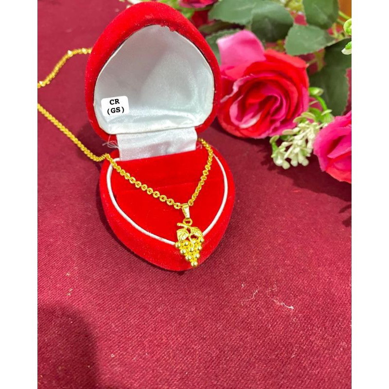 Kalung koin malaysia warna emas 24 awet di pakai