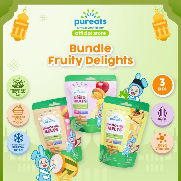 Pureats Bundle Mix Smoothie Melts Dan Freeze Dried Fruits