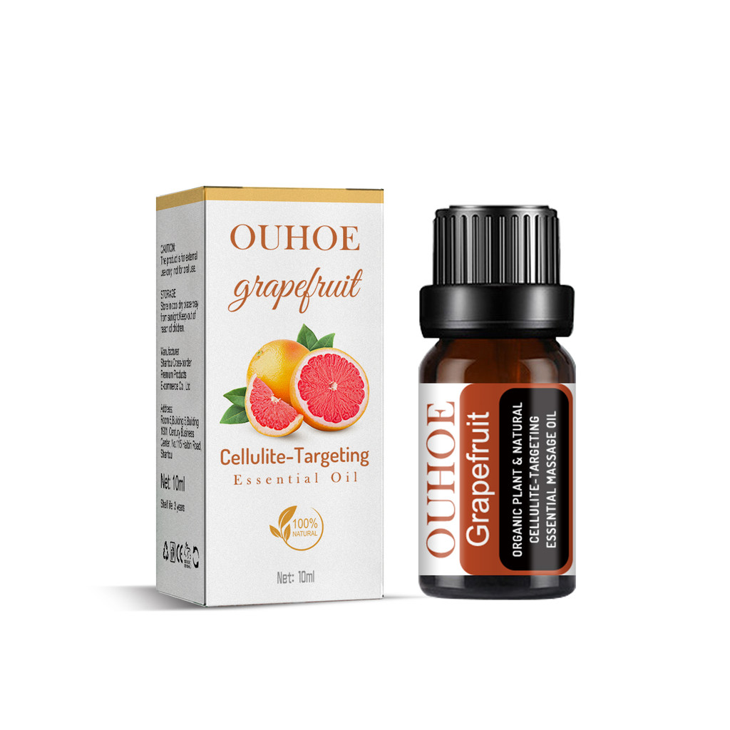 OUHOE Grapefruit Slimming Oil Firming Anti-Cellulite Body Tightening Weight Loss Essential Oil