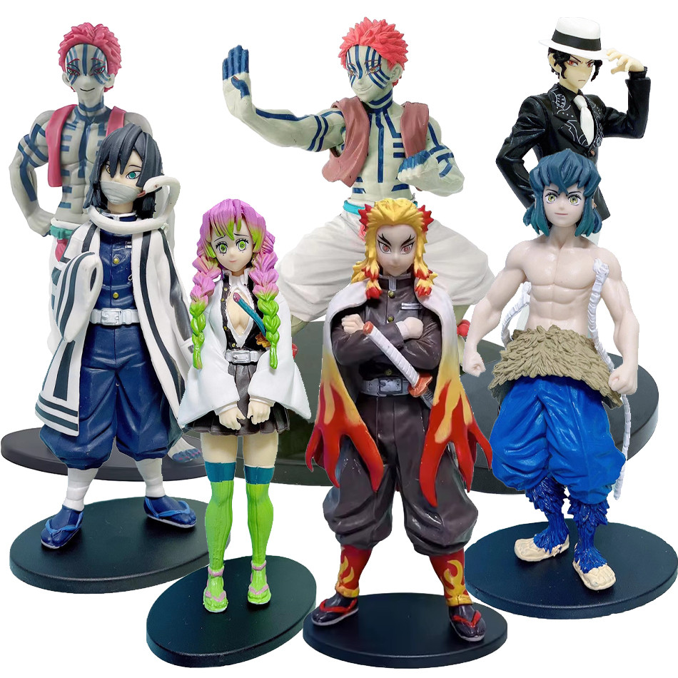 Hot Anime Demon Slayer Kimetsu no Yaiba Figure Kamado Tanjirou Action Figure Agatsuma Zenitsu Nezuko