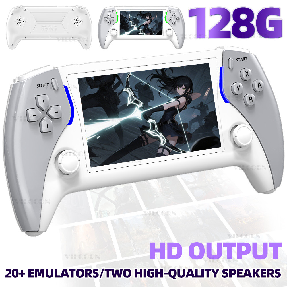 VILCORN Project X Pro Handheld Game Console for PSP PS1 SNES Emulators Portable Consoles Retro Drive