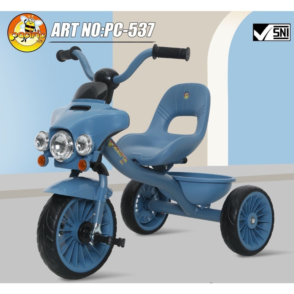 Pacific Sepeda Anak Tiga Roda PC 537 - Sepeda Roda Tiga Model Harley